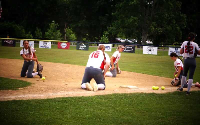 Kamyrn Bonneau - Fielding drills